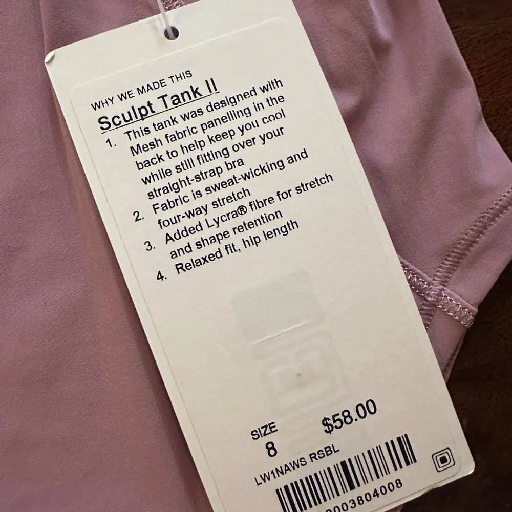 lululemon athletica Sculpt Tank II - Picture 3 of 7